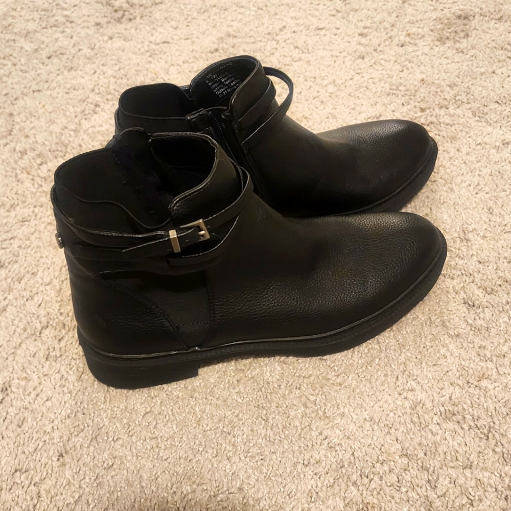 Black womens ankle boots